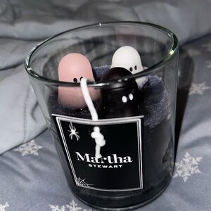 Ghost Trio Candle Martha Stewart Halloween Pink Purple White Ghosts Three 3